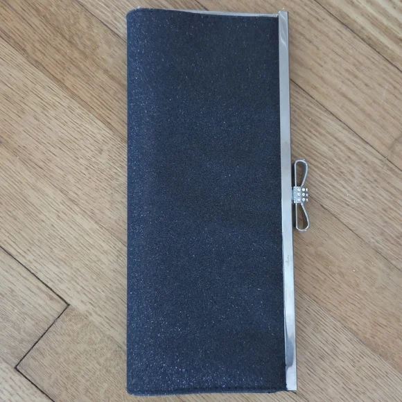 INC International Concepts Black Clutch - Picture 1 of 5